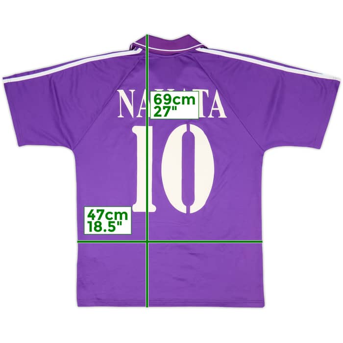 2004-05 Fiorentina Home Shirt Nakata #10 - 6/10 - (M/L)