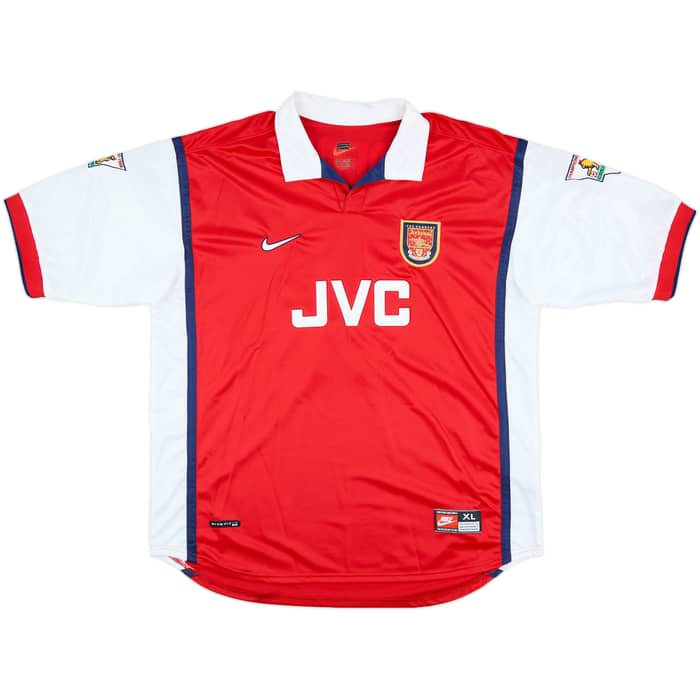 1998-99 Arsenal Home Shirt Petit #17 - 10/10 - (XL)