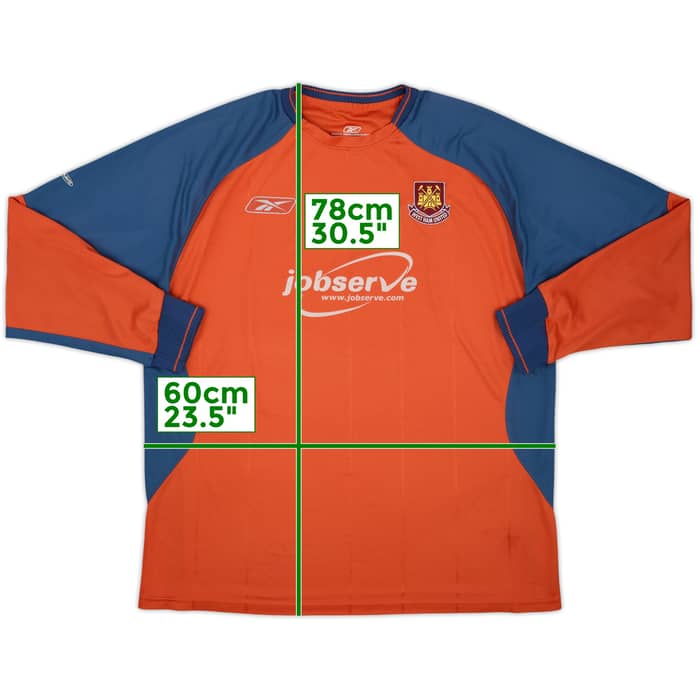 2003-04 West Ham GK Shirt - 7/10 - (L)