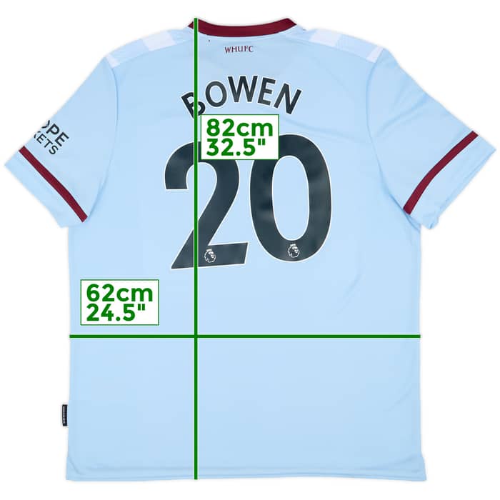 2021-22 West Ham Away Shirt Bowen #20 (XXL)