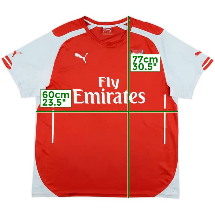 2014-15 Arsenal Home Shirt - 5/10 - (XL)