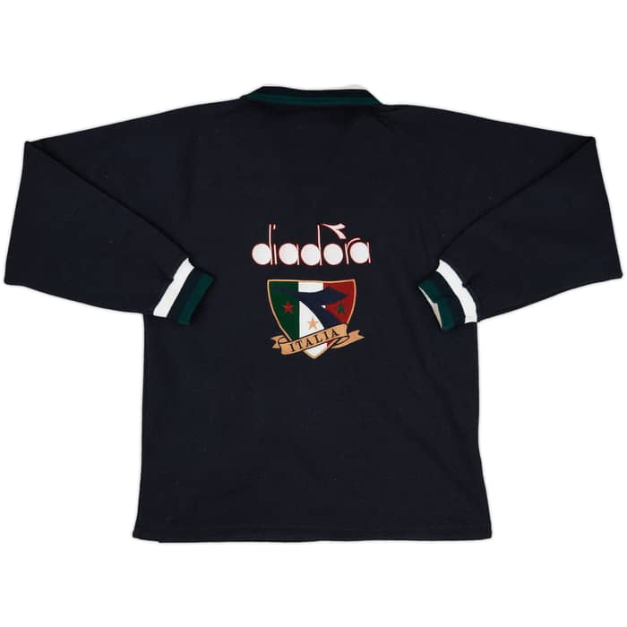 1990 Italy Diadora 1/4 Zip Fleece Top - 6/10 - (M)