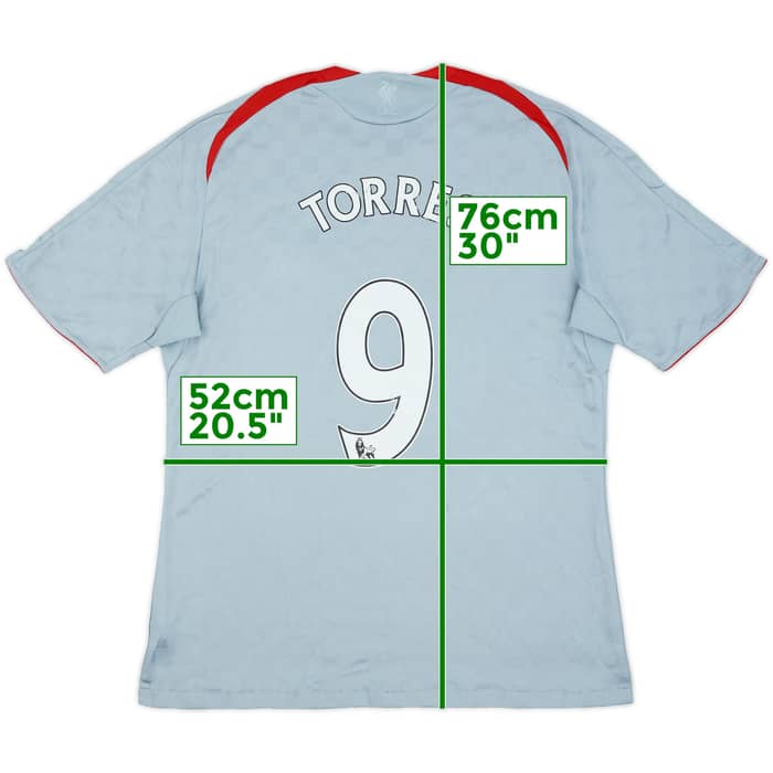 2008-09 Liverpool Away Shirt Torres #9 - 5/10 - (L)