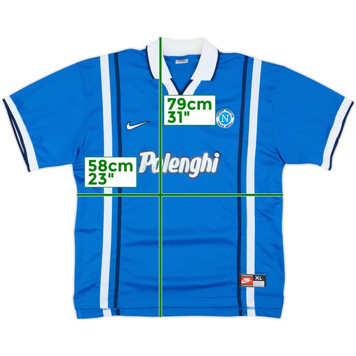 1997-98 Napoli Home Shirt - 6/10 - (XL)