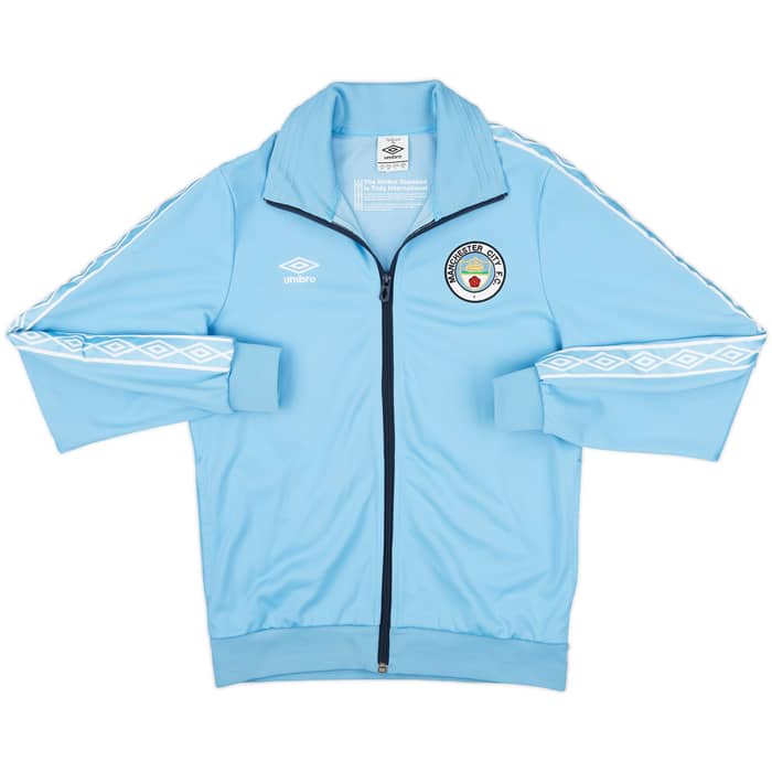 2010-11 Manchester City Umbro 'Diamond Series' Retro Style Track Jacket - 8/10 - (M)