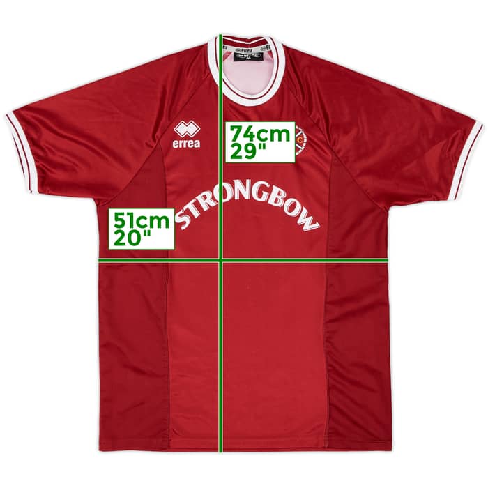 2000-01 Hearts Home Shirt Juanjo #20 - 5/10 - (M)
