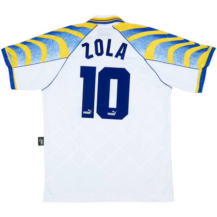 1995-97 Parma Home Shirt Zola #10 - 8/10 - (XXL)