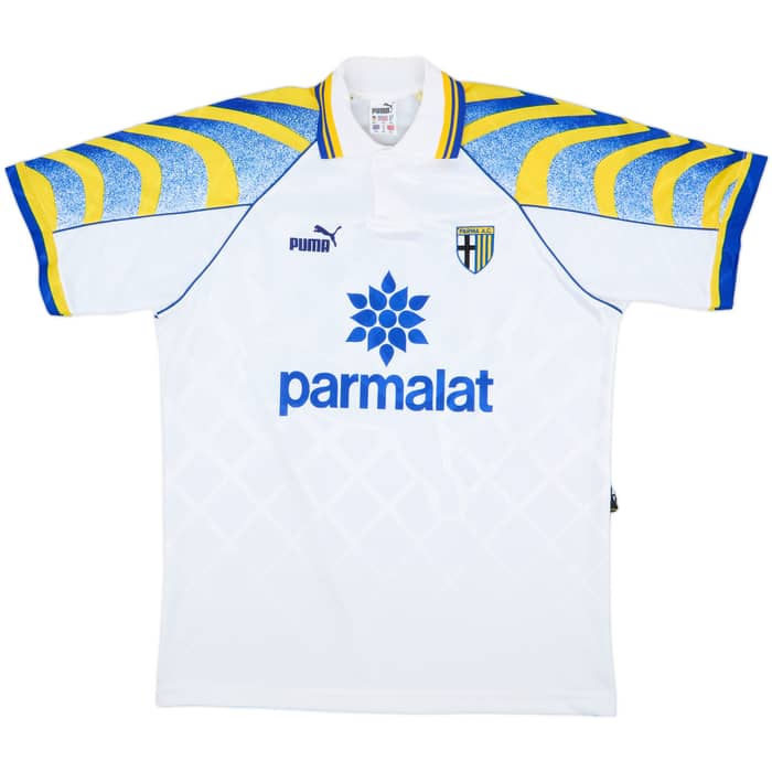 1995-97 Parma Home Shirt Zola #10 - 8/10 - (XXL)