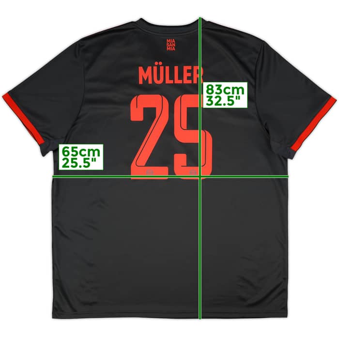 2022-23 Bayern Munich Third Shirt Muller #25 - 10/10 - (XXL)