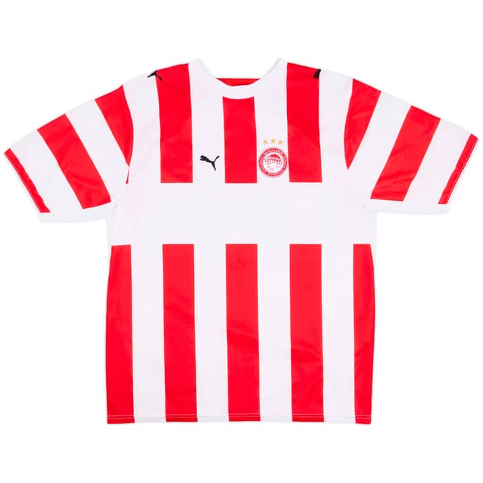2006-07 Olympiakos Home Shirt - 8/10 - (L)