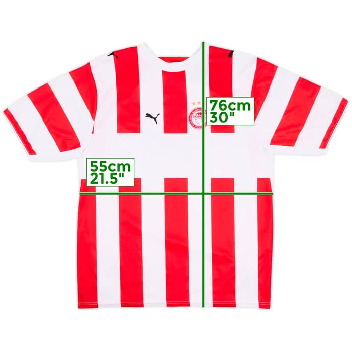 2006-07 Olympiakos Home Shirt - 8/10 - (L)