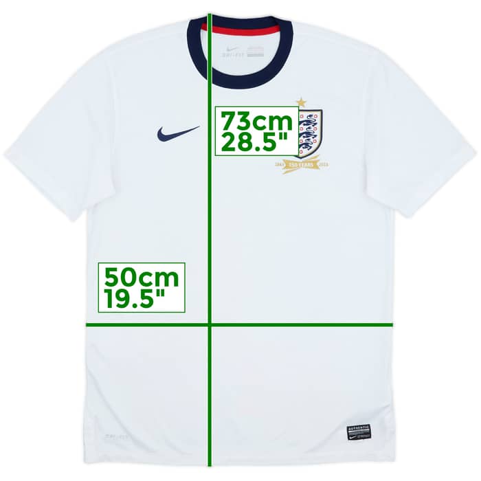 2013 England 150th Anniversary Home Shirt - 6/10 - (M)