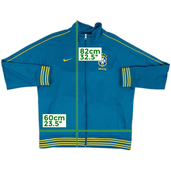 2011-12 Brazil Nike Track Jacket - 5/10 - (XL)