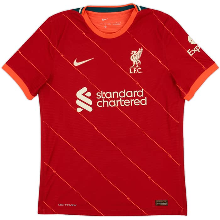 2021-22 Liverpool Authentic Home Shirt Robertson #26 - 8/10 - (M)