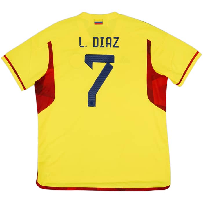 2022-23 Colombia Home Shirt L.Diaz #7 - 8/10 - (XXL)