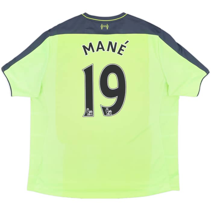 2016-17 Liverpool Third Shirt Mane #19 - 7/10 - (XXL)