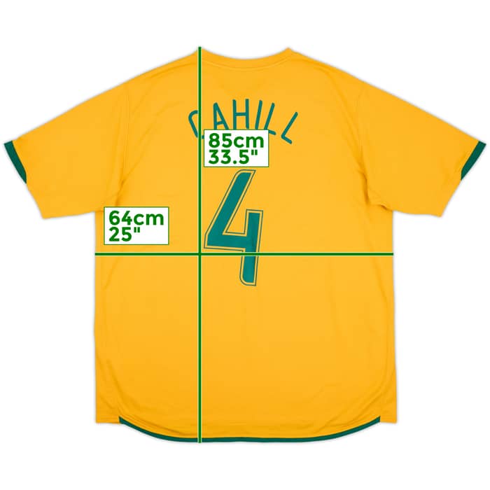 2006-08 Australia Home Shirt Cahill #4 - 8/10 - (XXL)