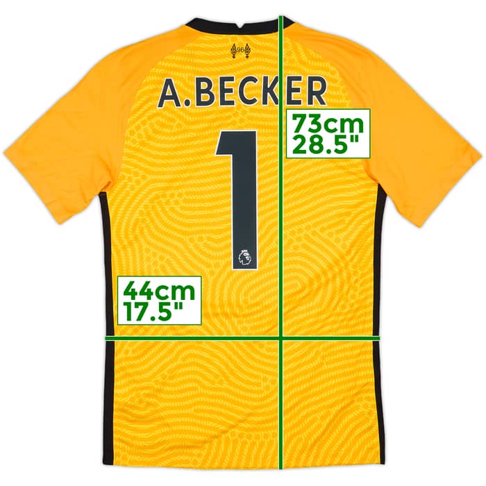 2020-21 Liverpool GK S/S Shirt A.Becker #1 (S)