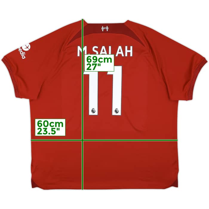 2022-23 Liverpool Home Shirt M.Salah #11 - 9/10 - (XXL)