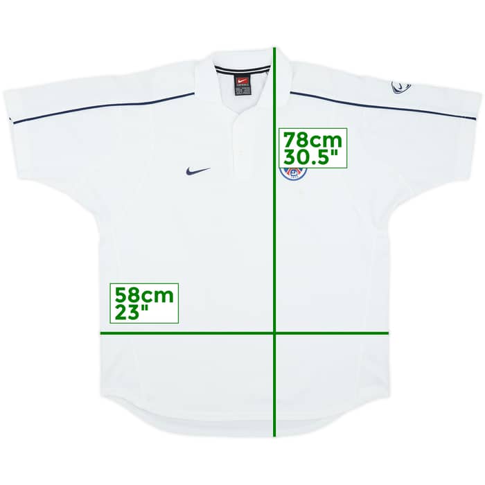 2001-02 Paris Saint-Germain Nike Polo Shirt - 6/10 - (L)