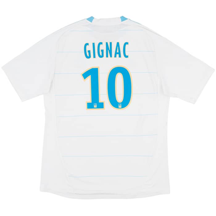 2010-11 Olympique Marseille Home Shirt Gignac #10 - 6/10 - (XL)