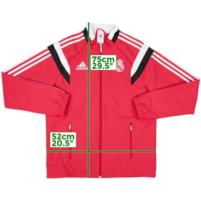 2014-15 Real Madrid adidas Track Jacket - 9/10 - (XL.Boys)