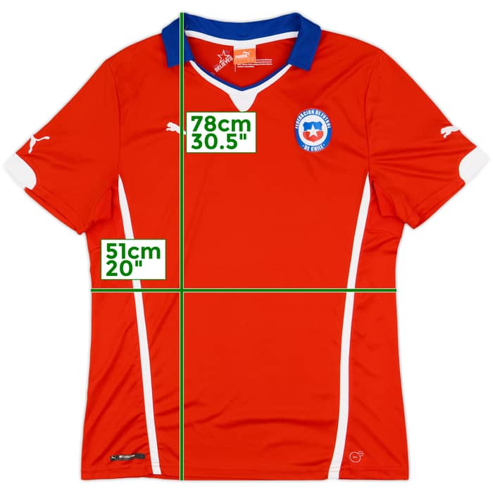 2014-15 Chile Home Shirt - 7/10 - (L)
