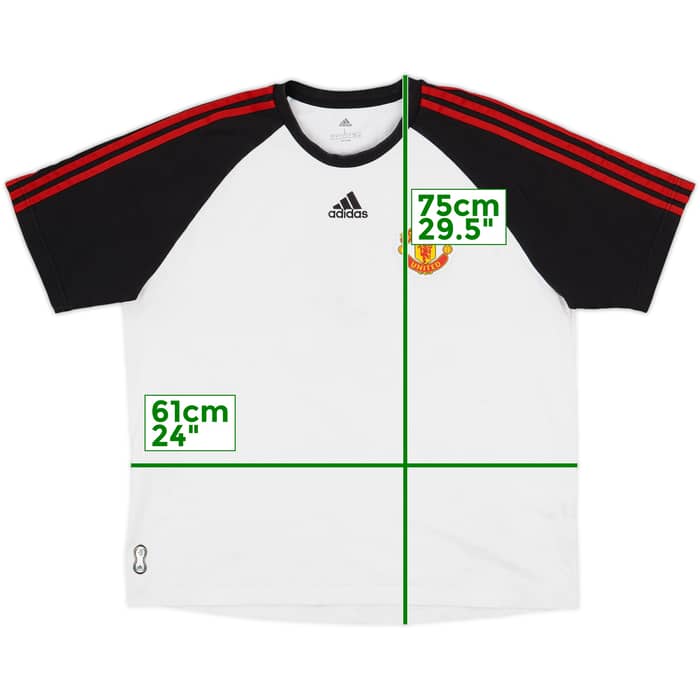 2021-22 Manchester United adidas Teamgeist Leisure Tee - 7/10 - (L)