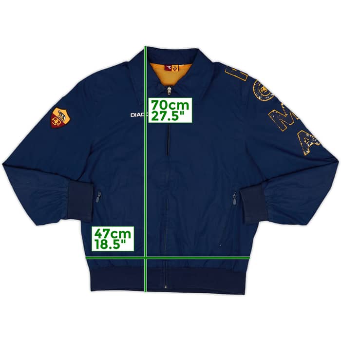 2005-06 Roma Diadora Track Jacket - 5/10 - (M)