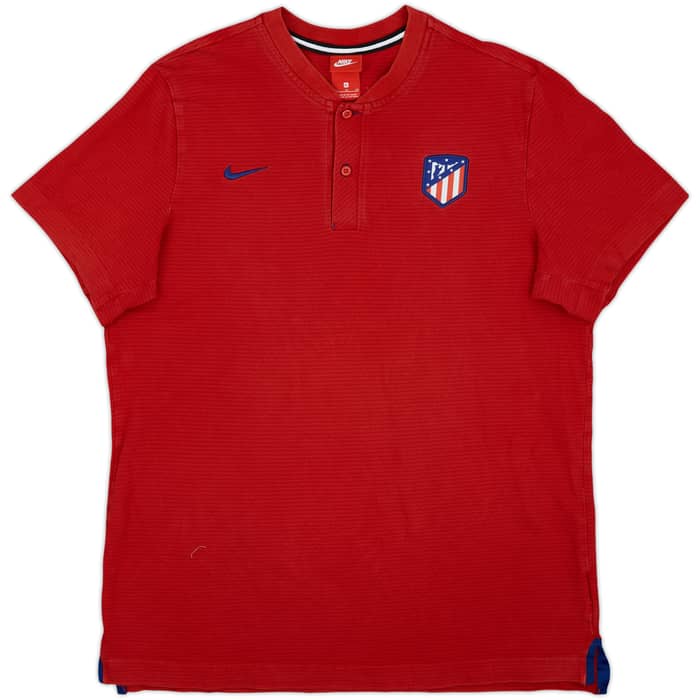 2017-18 Atletico Madrid Nike Polo Shirt - 8/10 - (XL)