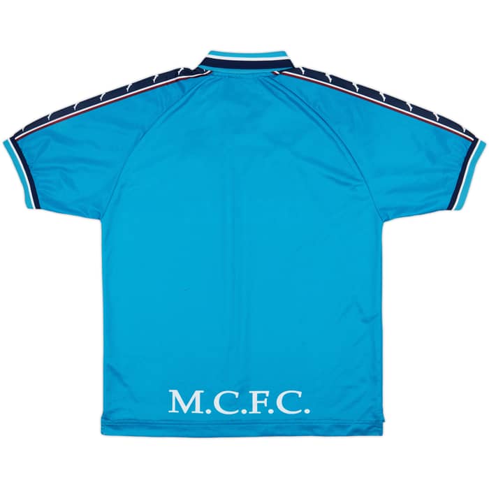 1997-99 Manchester City Home Shirt - 9/10 - (XL.Boys)