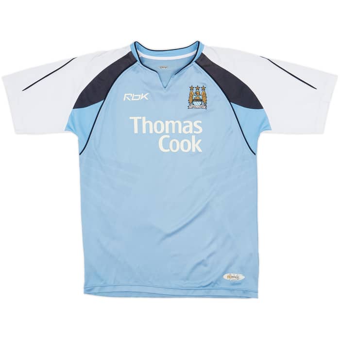 2006-07 Manchester City Home Shirt Reyna #6 - 6/10 - (M)