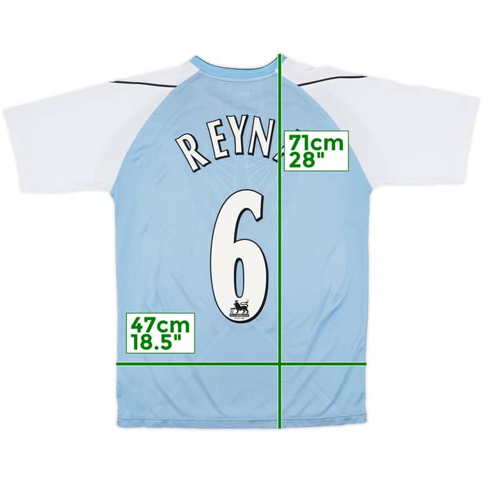 2006-07 Manchester City Home Shirt Reyna #6 - 6/10 - (M)
