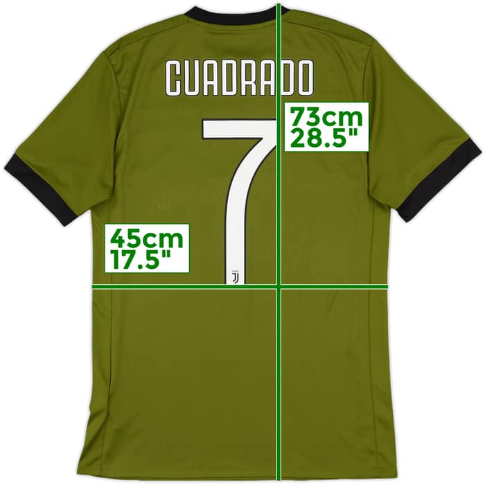 2017-18 Juventus Third Shirt Cuadrado #7 - 6/10 - (S)