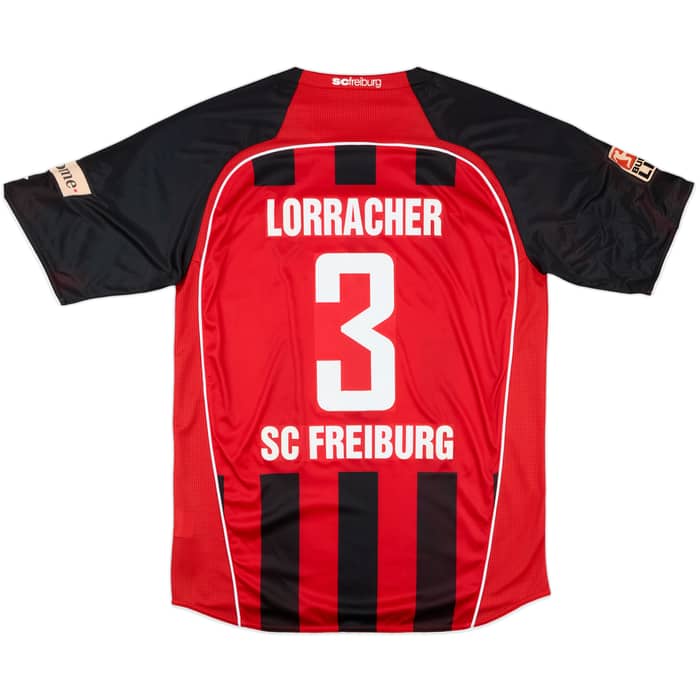 2008-09 Freiburg Home Shirt Lorracher #3 - 6/10 - (XXL)