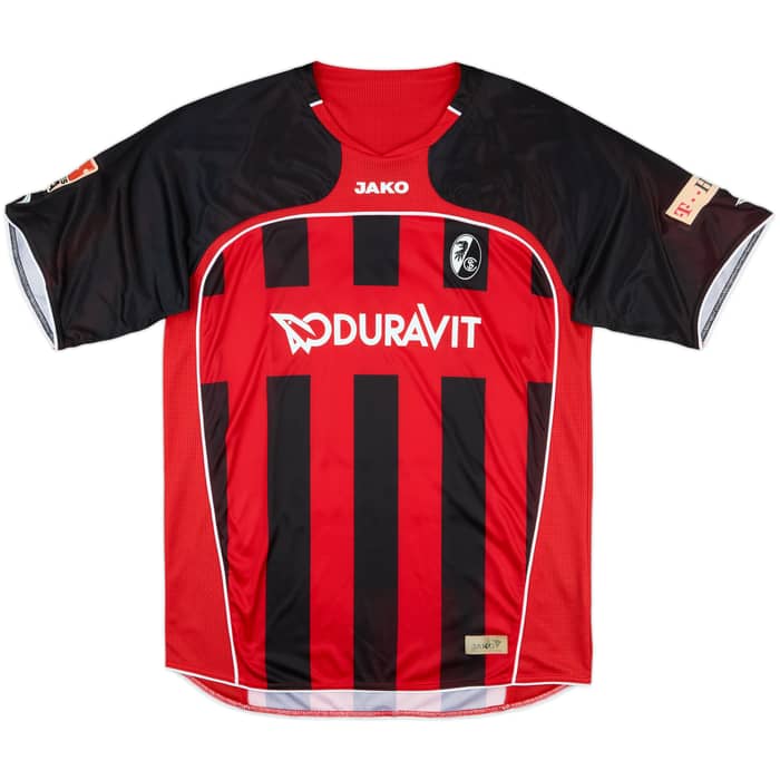 2008-09 Freiburg Home Shirt Lorracher #3 - 6/10 - (XXL)