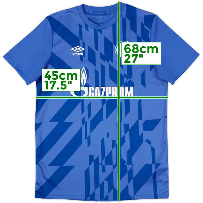 2019-20 Schalke Umbro Pre-Match Training Shirt - 8/10 - (XL.Boys)