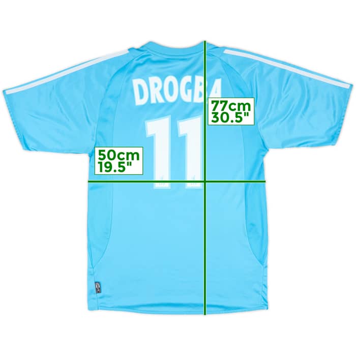 2003-04 Olympique Marseille Away Shirt Drogba #11 - 6/10 - (S)