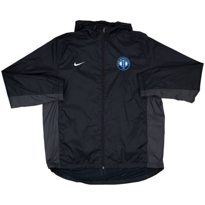 2015-16 Melbourne City Nike Hooded Rain Jacket - 8/10 - (XL)
