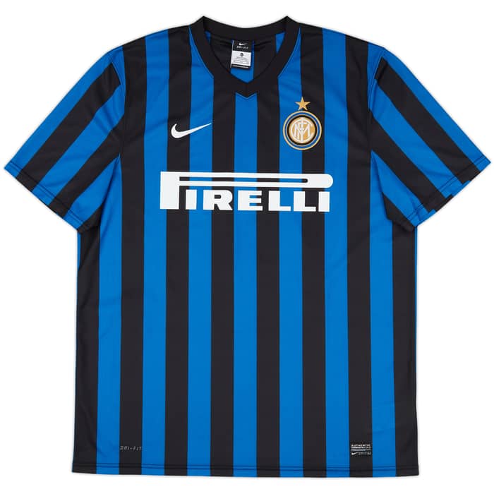 2011-12 Inter Milan Basic Home Shirt Sforza #21 - 7/10 - (XL)