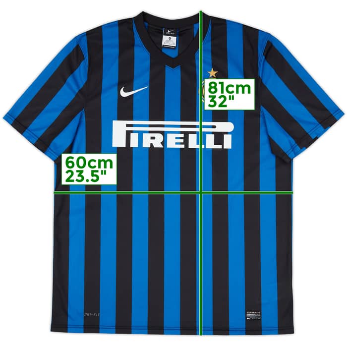 2011-12 Inter Milan Basic Home Shirt Sforza #21 - 7/10 - (XL)