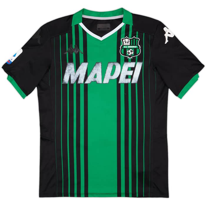 2019-20 Sassuolo Authentic Home Shirt Berardi #25 - 4/10 - (M)