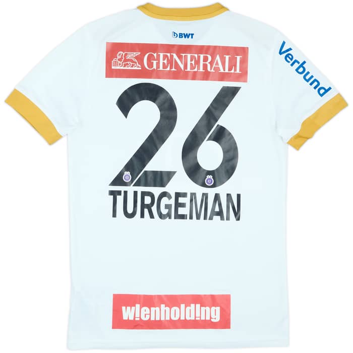 2018-19 Austria Vienna Match Issue Away Shirt Turgeman #26
