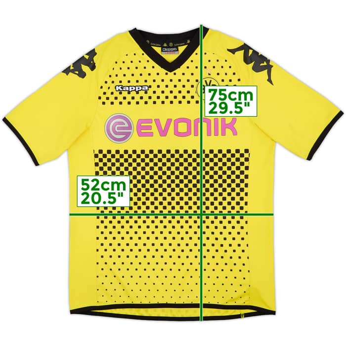 2011-12 Borussia Dortmund Home Shirt Subotic #4 - 5/10 - (L)