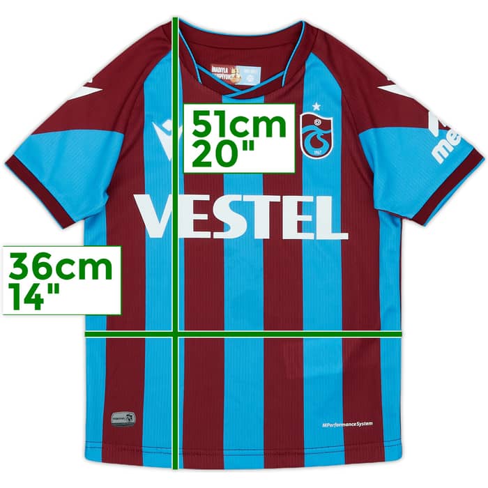 2022-23 Trabzonspor Home Shirt - 8/10 - (S.Boys)