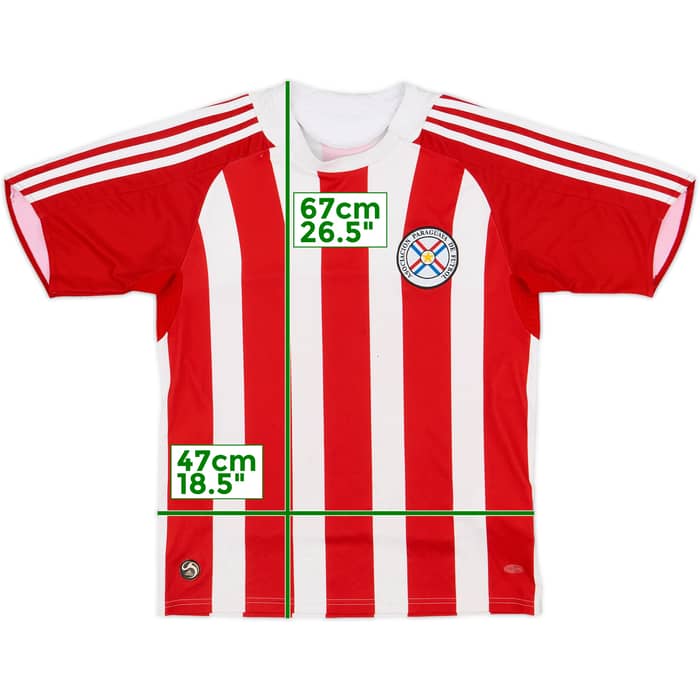 2008-09 Paraguay Home Shirt - 5/10 - (M)