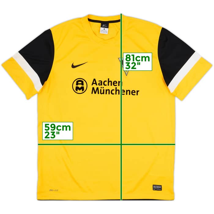 2011-12 Alemannia Aachen Home Shirt Kratz #15 - 5/10 - (XL)