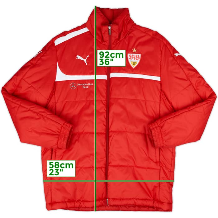 2013-14 Stuttgart Puma Padded Bench Coat - 9/10 - (M)