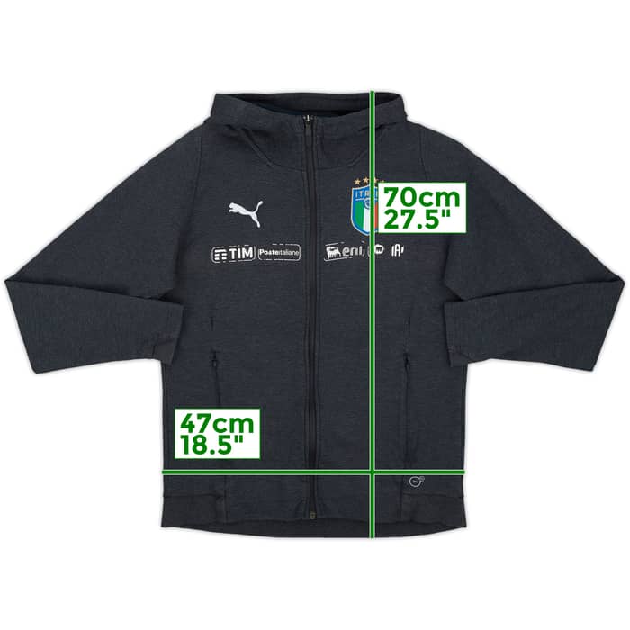 2019-20 Italy Puma Hooded Track Jacket - 6/10 - (M)