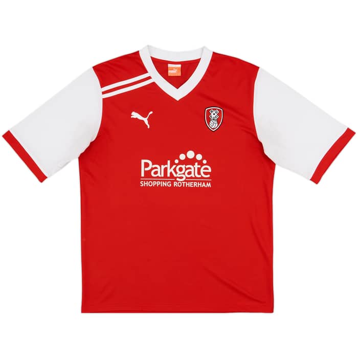 2011-12 Roterham United Home Shirt Revell #9 - 6/10 - (L)